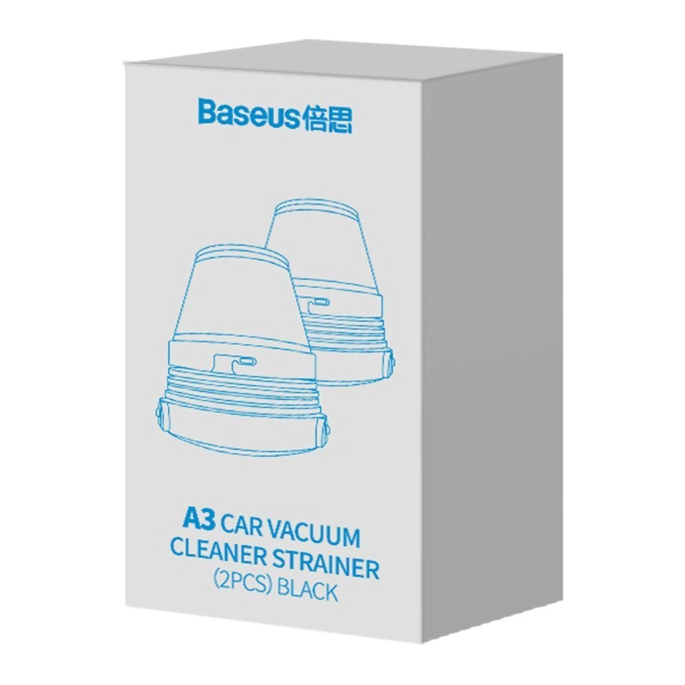 Hurtownia GSM - Filtr do odkurzacza samochodowego Baseus A3 (czarny) 2szt. - BSU2842BLK - {ean13} - Hurt