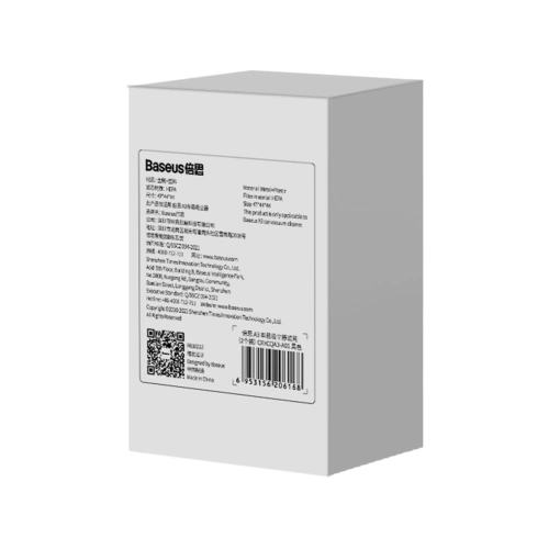 Filtr do odkurzacza samochodowego Baseus A3 (czarny) 2szt.