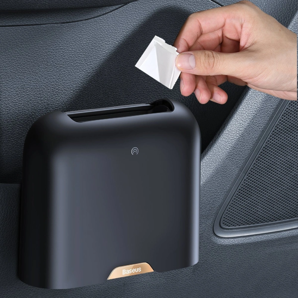 Wholesale Baseus Smart Cleaner Auto Car Trash Can (Free Trash Bags 2 Rolls/60 Each) Black - BSU2844BLK - {ean13} - Hurt