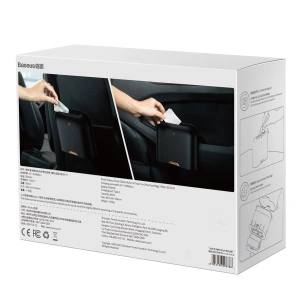 Wholesale Baseus Smart Cleaner Auto Car Trash Can (Free Trash Bags 2 Rolls/60 Each) Black - BSU2844BLK - {ean13} - Hurt