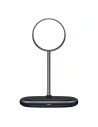 Wholesale Baseus Swan MagSafe Magnetic Stand with Wireless Charger for iPhone 12 (black) + 24W charger (black) - BSU2845BLK - {ean13} - Hurt