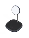 Wholesale Baseus Swan MagSafe Magnetic Stand with Wireless Charger for iPhone 12 (black) + 24W charger (black) - BSU2845BLK - {ean13} - Hurt