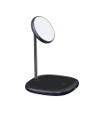 Wholesale Baseus Swan MagSafe Magnetic Stand with Wireless Charger for iPhone 12 (black) + 24W charger (black) - BSU2845BLK - {ean13} - Hurt