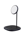 Wholesale Baseus Swan MagSafe Magnetic Stand with Wireless Charger for iPhone 12 (black) + 24W charger (black) - BSU2845BLK - {ean13} - Hurt
