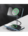 Hurtownia GSM - Stojak magnetyczny Baseus Swan MagSafe z ładowarką indukcyjną do iPhone 12 (czarny) + ładowarka sieciowa 24W (czarna) - BSU2845BLK - {ean13} - Hurt