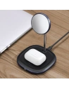 Hurtownia GSM - Stojak magnetyczny Baseus Swan MagSafe z ładowarką indukcyjną do iPhone 12 (czarny) + ładowarka sieciowa 24W (czarna) - BSU2845BLK - {ean13} - Hurt