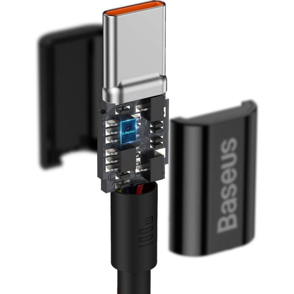 Hurtownia GSM - Kabel USB-C do USB-C Baseus Superior Series, 100W, 2m (czarny) - BSU2850BLK - {ean13} - Hurt