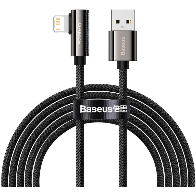 Baseus Distributor - 6953156207523 - BSU2852BLK - Cable USB to Lightning Baseus Legend Series, 2.4A, 2m (black) - B2B homescreen