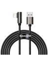 Kabel USB do Lightning kątowy Baseus Legend Series, 2.4A, 2m (czarny)