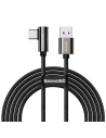Kabel USB do USB-C kątowy Baseus Legend Series, 66W, 2m (czarny)