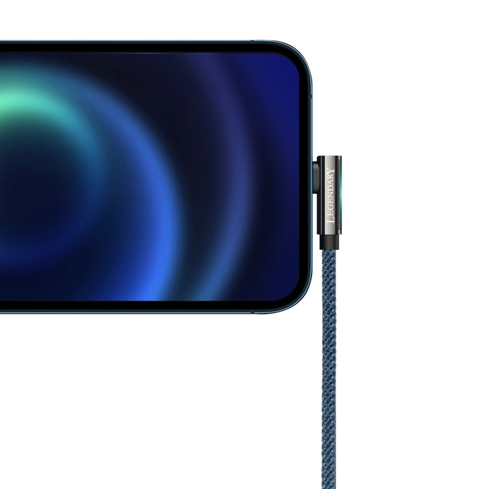 Hurtownia GSM - Kabel USB do Lightning kątowy Baseus Legend Series, 2.4A, 1m (niebieski) - BSU2856BLU - {ean13} - Hurt