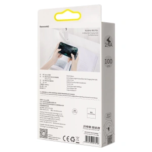 Kabel USB do Lightning kątowy Baseus Legend Series, 2.4A, 1m (niebieski)