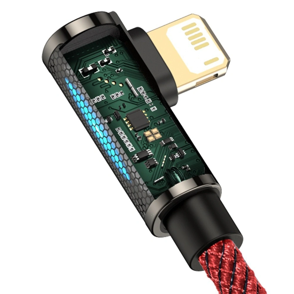 Hurtownia GSM - Kabel USB do Lightning kątový Baseus Legend Series, 2.4A, 1m (červený) - BSU2857RED - {ean13} - Hurt