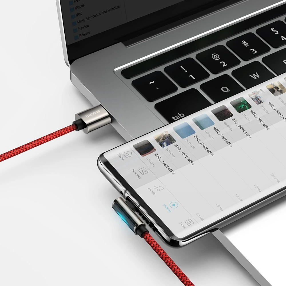 Hurtownia GSM - Kabel USB do USB-C kątowy Baseus Legend Series, 66W, 1m (czerwony) - BSU2859RED - {ean13} - Hurt