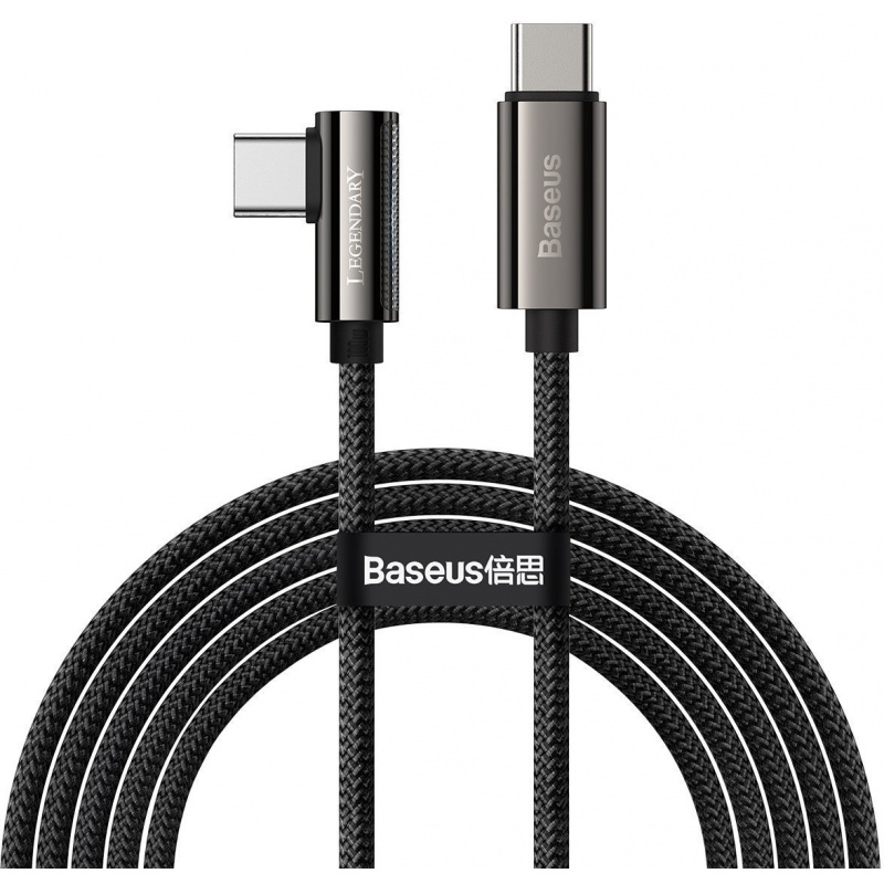 Baseus Distributor - 6953156207509 - BSU2860BLK - Cable USB-C to USB-C Baseus Legend Series, PD, 100W, 2m (black) - B2B homescreen