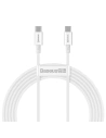 Kabel USB-C do USB-C Baseus Superior Series, 100W, 2m (biały)