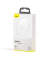 Hurtownia GSM - Bezdrátová indukční nabíječka Baseus Cobble, 15W (Bílá) - BSU1786WHT - {ean13} - Hurt