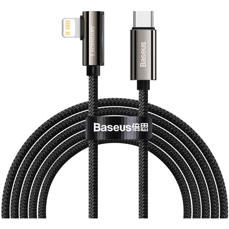 Baseus Distributor - 6953156207486 - BSU2865BLK - Cable USB-C to Lightning Baseus Legend Series, PD, 20W, 2m (black) - B2B homescreen