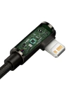 Kabel USB-C na Lightning úhlový Baseus Legend Series, PD, 20W, 2m (černý)