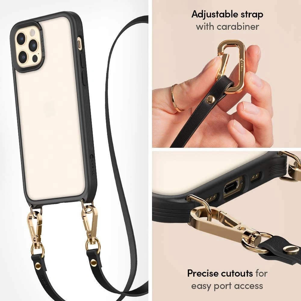 Hurtownia GSM - Etui Spigen Cyrill Classic Charm Apple iPhone 12/12 Pro černé - SPN1670BLK - {ean13} - Hurt