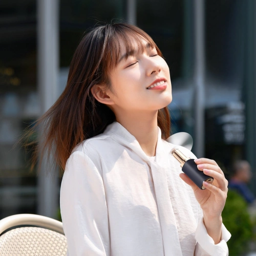 Przenośny wentylator ręczny Baseus Square Tube (czarny)