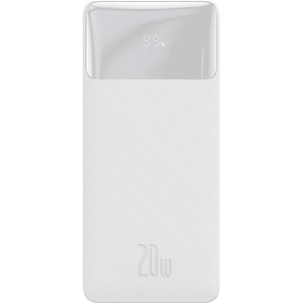 Hurtownia GSM - PowerBank Baseus Bipow 10000mAh, 2xUSB, USB-C, 20W (bílý) - BSU2867WHT - {ean13} - Hurt