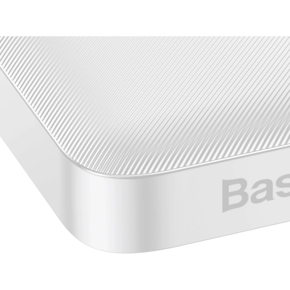 Hurtownia GSM - PowerBank Baseus Bipow 10000mAh, 2xUSB, USB-C, 20W (biały) - BSU2867WHT - {ean13} - Hurt
