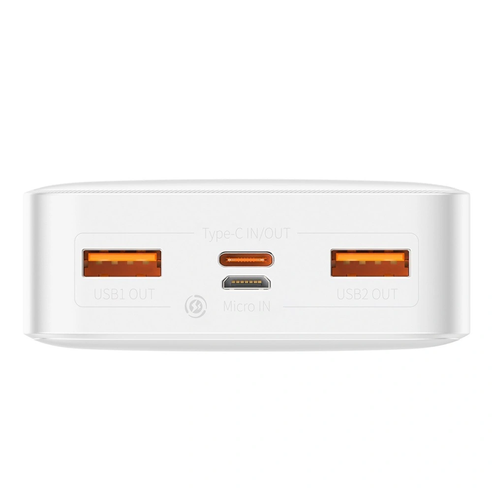 Hurtownia GSM - PowerBank Baseus Bipow 20000mAh, 2xUSB, USB-C, 20W (biały) - BSU2868WHT - {ean13} - Hurt