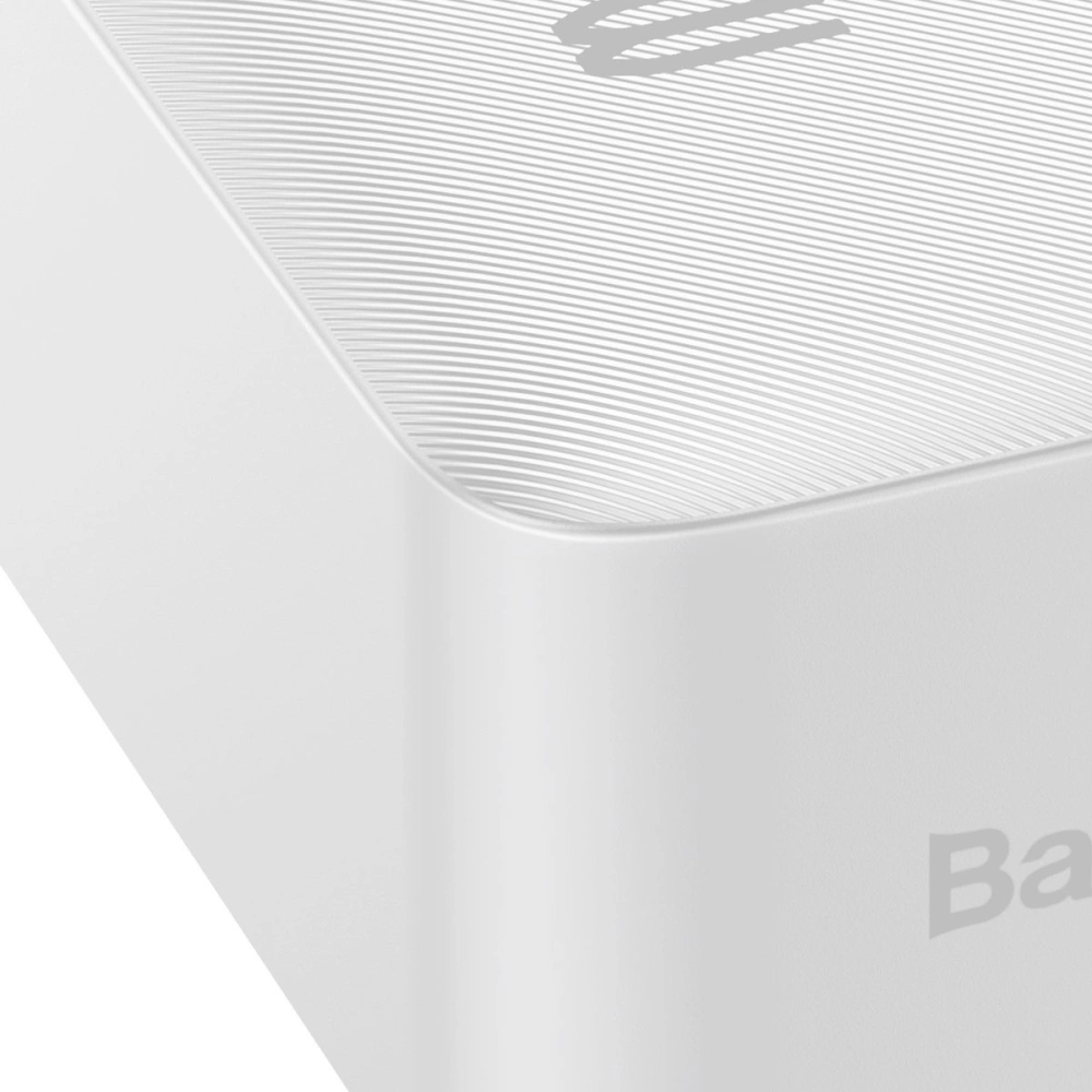 Hurtownia GSM - PowerBank Baseus Bipow 30000mAh, 2xUSB, USB-C, 20W (bílá) - BSU2869WHT - {ean13} - Hurt
