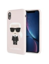 Hurtownia GSM - Etui Karl Lagerfeld KLHCI61SLFKPI Apple iPhone XR jasnoróżowy/light pink hardcase Silicone Iconic - KLD589PNK - {ean13} - Hurt