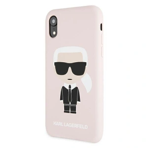 Hurtownia GSM - Etui Karl Lagerfeld KLHCI61SLFKPI Apple iPhone XR jasnoróżowy/light pink hardcase Silicone Iconic - KLD589PNK - {ean13} - Hurt