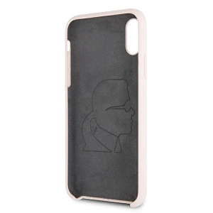 Wholesale Karl Lagerfeld KLHCI61SLFKPI Apple iPhone XR light pink hardcase Silicone Iconic - KLD589PNK - {ean13} - Hurt