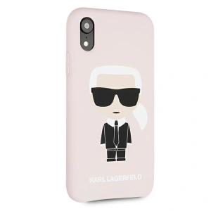 Hurtownia GSM - Etui Karl Lagerfeld KLHCI61SLFKPI Apple iPhone XR jasnoróżowy/light pink hardcase Silicone Iconic - KLD589PNK - {ean13} - Hurt