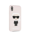 Hurtownia GSM - Etui Karl Lagerfeld KLHCI61SLFKPI Apple iPhone XR jasnoróżowy/light pink hardcase Silicone Iconic - KLD589PNK - {ean13} - Hurt