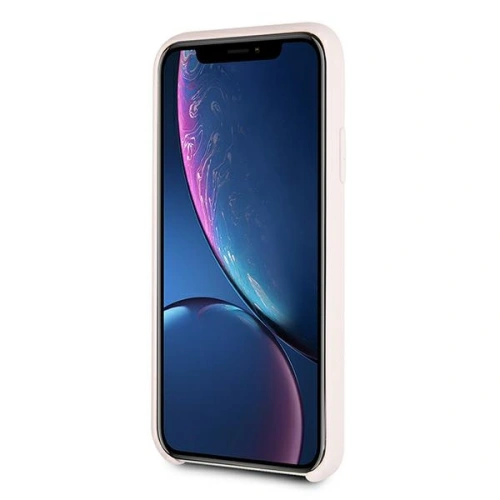 Etui Karl Lagerfeld KLHCI61SLFKPI Apple iPhone XR jasnoróżowy/light pink hardcase Silicone Iconic