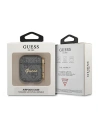 Hurtownia GSM - Etui Guess GUA24GSMK Apple AirPods cover szary/grey 4G Script Metal Collection - GUE1161GRY - {ean13} - Hurt
