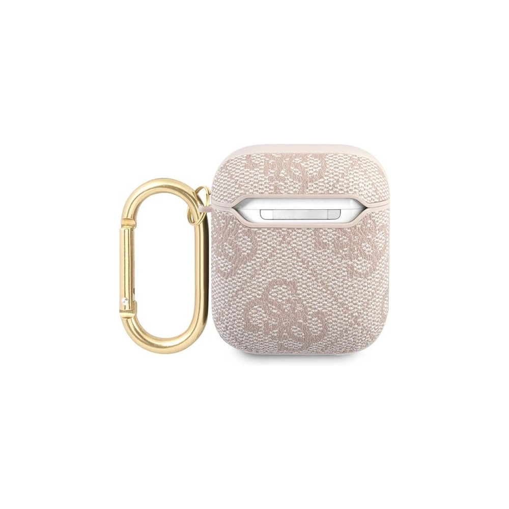 Hurtownia GSM - Etui Guess GUA24GSMP Apple AirPods cover różowy/pink 4G Script Metal Collection - GUE1162PNK - {ean13} - Hurt