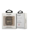 Hurtownia GSM - Etui Guess GUA24GSMW Apple AirPods kryt hnědý/brown 4G Script Metal Collection - GUE1163BR - {ean13} - Hurt