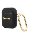Hurtownia GSM - Etui Guess GUA2SASMK Apple AirPods cover czarny/black Saffiano Script Metal Collection - GUE1164BLK - {ean13} - Hurt