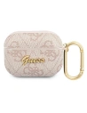 Etui Guess GUAP4GSMP Apple AirPods Pro kryt růžový/pink 4G Script Metal Collection