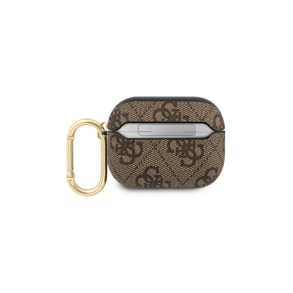 Hurtownia GSM - Etui Guess GUAP4GSMW Apple AirPods Pro obal hnědý/brown 4G Script Metal Collection - GUE1168BR - {ean13} - Hurt
