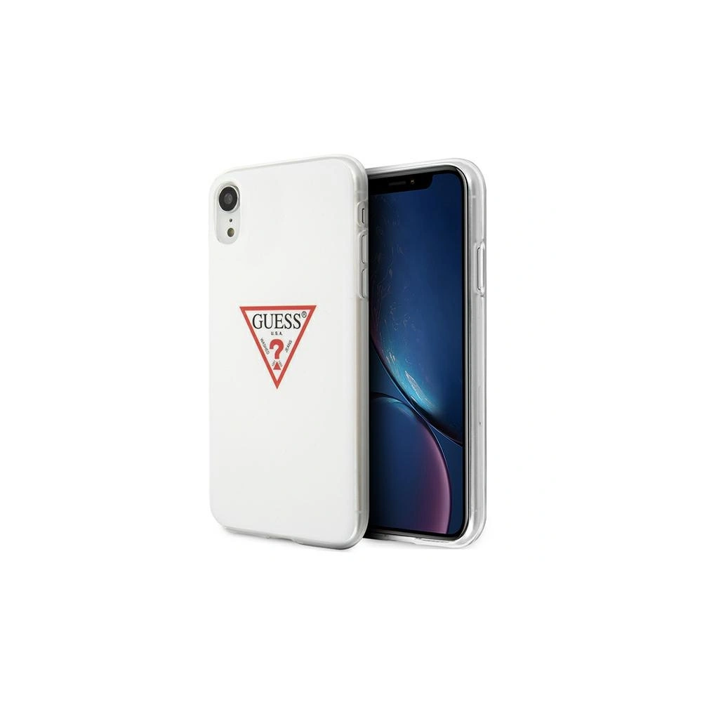 Hurtownia GSM - Etui Guess GUHCI61PCUCTLWH Apple iPhone XR bílý/white hardcase Triangle Collection - GUE1171WHT - {ean13} - Hurt