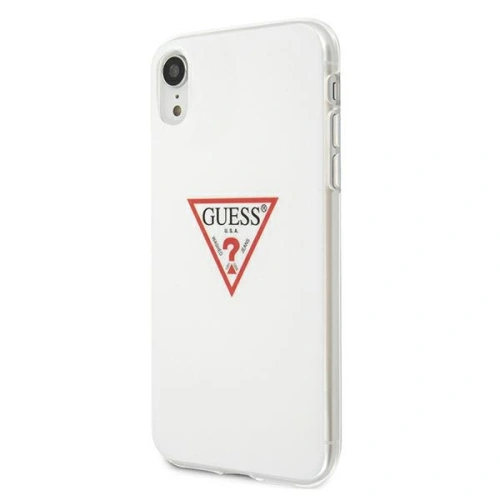 Etui Guess GUHCI61PCUCTLWH Apple iPhone XR biały/white hardcase Triangle Collection