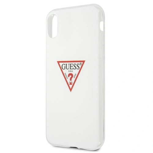 Etui Guess GUHCI61PCUCTLWH Apple iPhone XR biały/white hardcase Triangle Collection