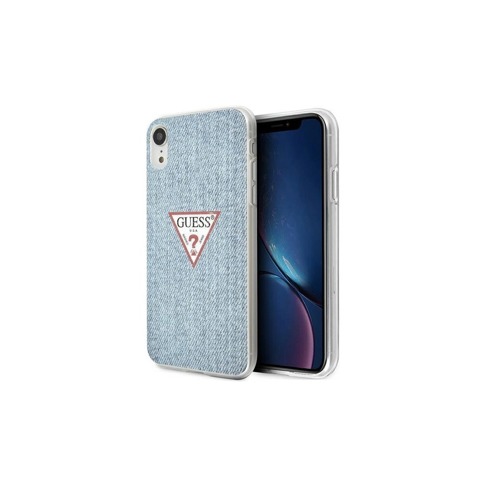 Hurtownia GSM - Etui Guess GUHCI61PCUJULLB Apple iPhone XR modré/light blue hardcase Jeans Collection - GUE1172BLU - {ean13} - Hurt