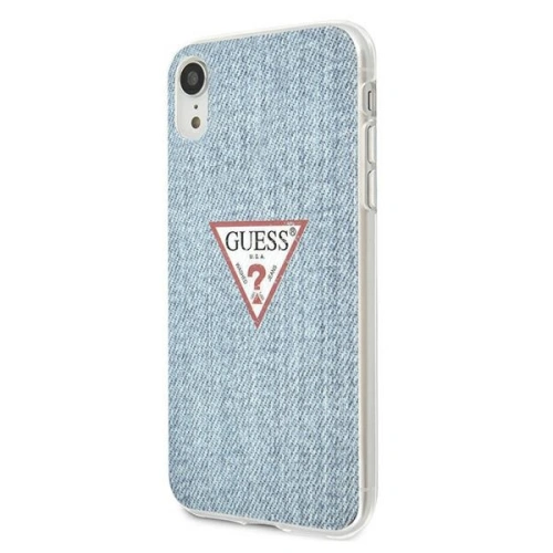 Etui Guess GUHCI61PCUJULLB Apple iPhone XR niebieski/light blue hardcase Jeans Collection