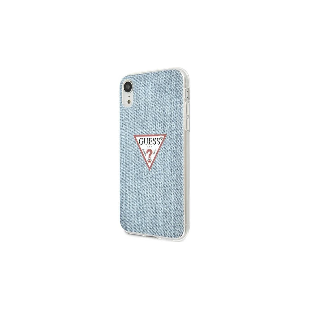 Hurtownia GSM - Etui Guess GUHCI61PCUJULLB Apple iPhone XR modré/light blue hardcase Jeans Collection - GUE1172BLU - {ean13} - Hurt