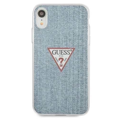 Etui Guess GUHCI61PCUJULLB Apple iPhone XR niebieski/light blue hardcase Jeans Collection