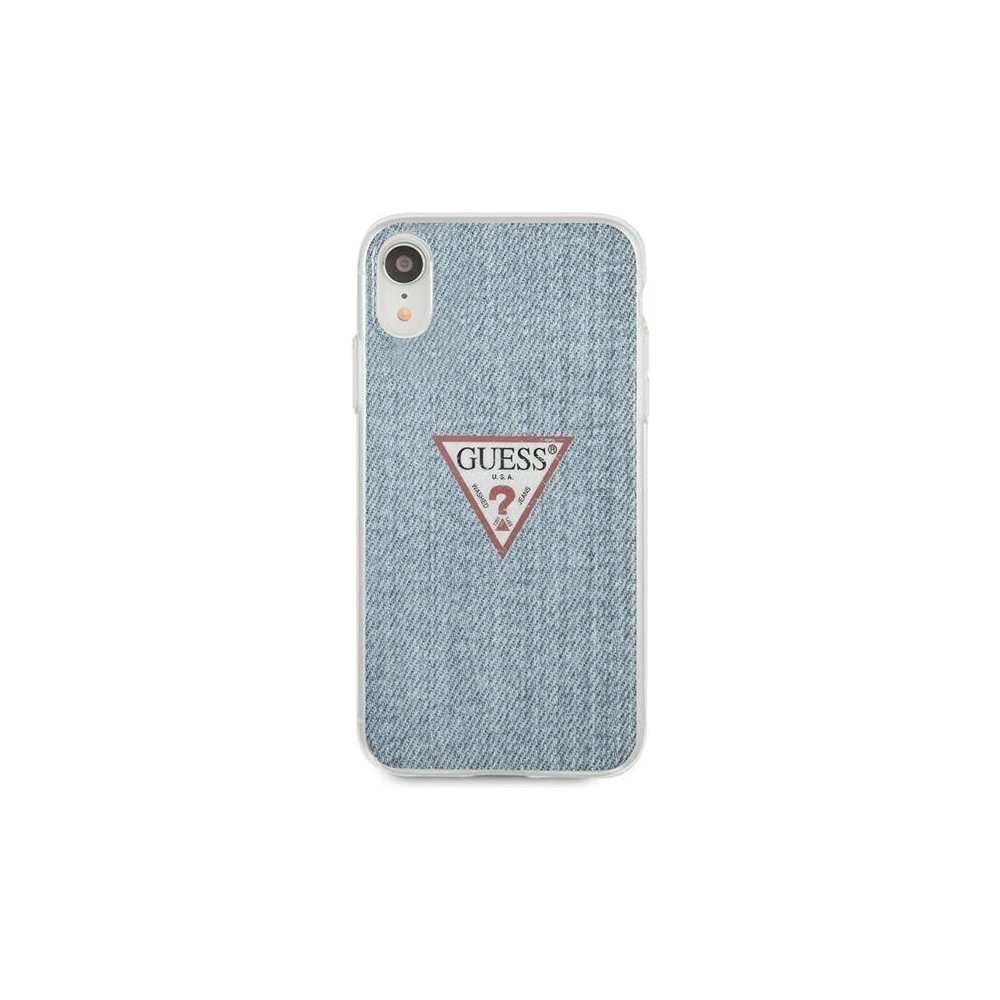 Hurtownia GSM - Etui Guess GUHCI61PCUJULLB Apple iPhone XR modré/light blue hardcase Jeans Collection - GUE1172BLU - {ean13} - Hurt