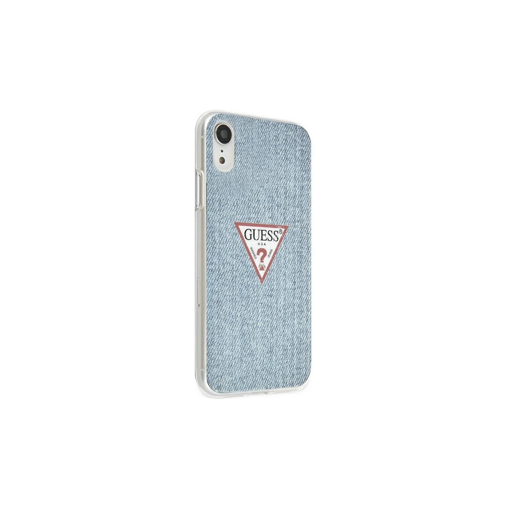 Hurtownia GSM - Etui Guess GUHCI61PCUJULLB Apple iPhone XR modré/light blue hardcase Jeans Collection - GUE1172BLU - {ean13} - Hurt